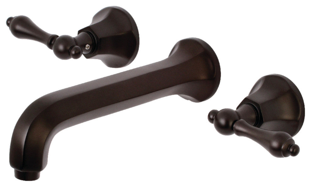 KS4025AL 2-Handle Wall Mount Tub Faucet, Oil Rubbed Bronze