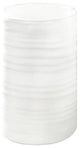 Round Porcelain Bathroom Accessories, Sahara, Tumbler, Putty
