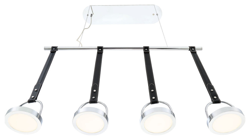 4 Light Industrial Chandelier