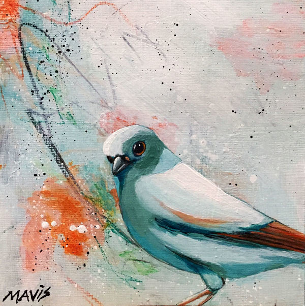 "I Will Promise" Original Painting on Paper by Mavis M. Manganelly