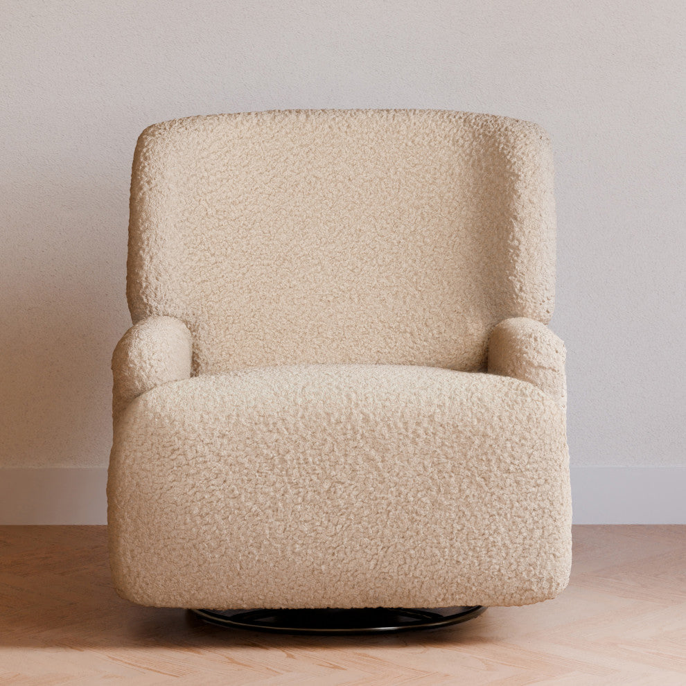 Winslow Extra Wide Recliner and Swivel Glider, Chai Shearling