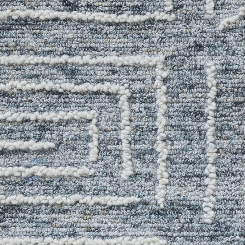 Malia Tangle Area Rug, Blue, 2'6"x8'