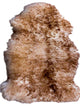 Premium New Zealand Sheepskin Area Rug, Brown Tips, 2' X 3'