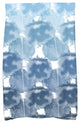 Beach Clouds, Geometric Print Hand Towel, Blue