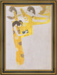 Gustav Klimt Poesie - 16" x 24" Framed Premium Canvas Print