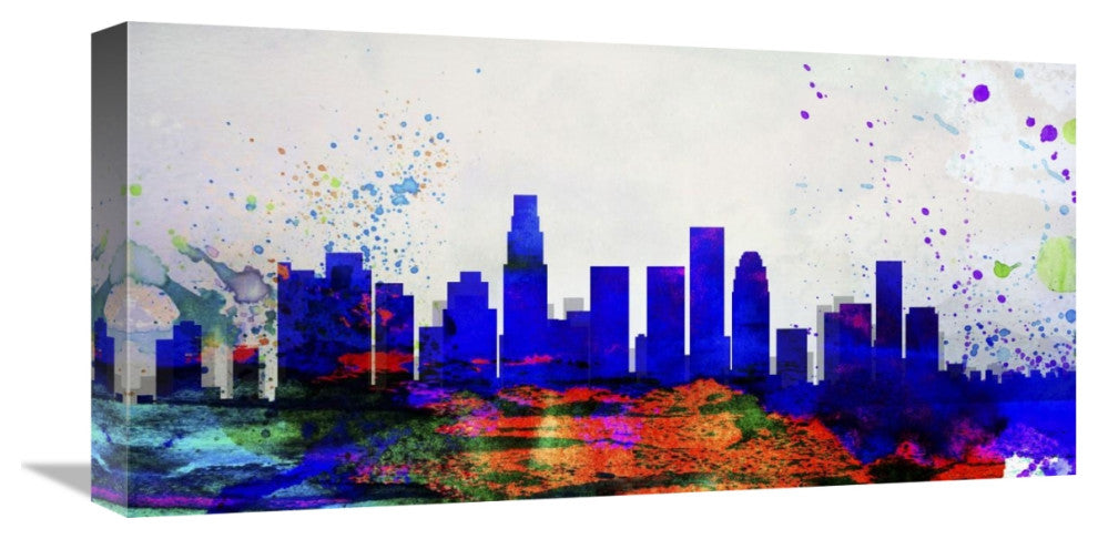 "Los Angeles City Skyline" Fine Art Print