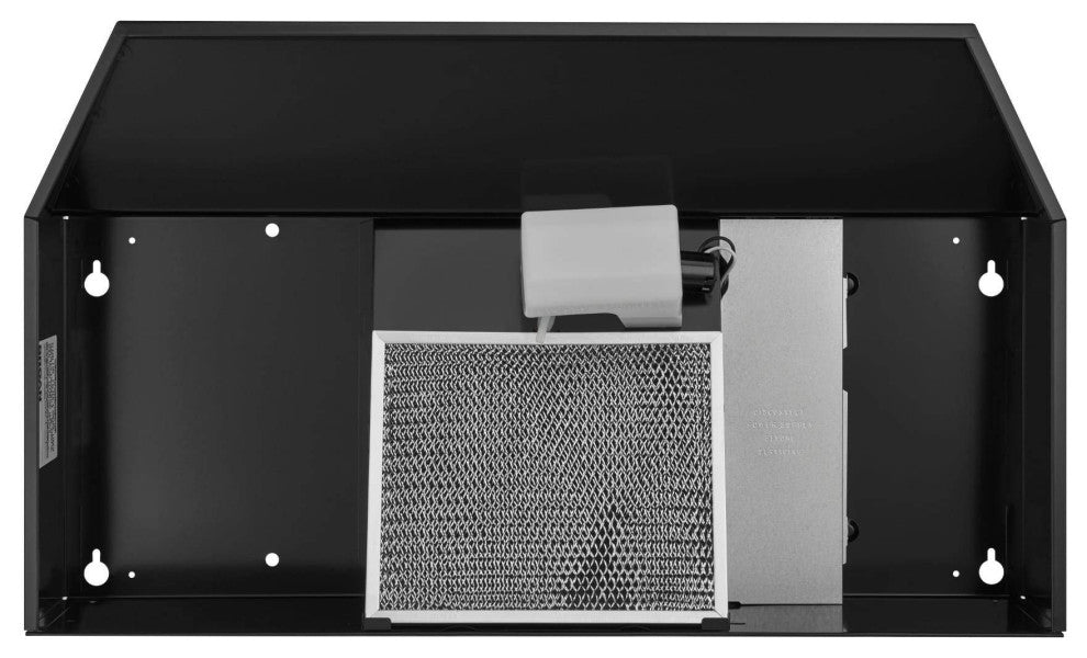 Broan F403023 Convertible Ducted Range Hood, 30", Black