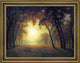 Albert Bierstadt Deer in a Clearing Framed Premium Canvas Print, 21"x28"