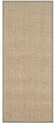 Safavieh Natural Fiber Nf114P Solid Color Rug, Natural/Grey, 2'6" X 18'0"