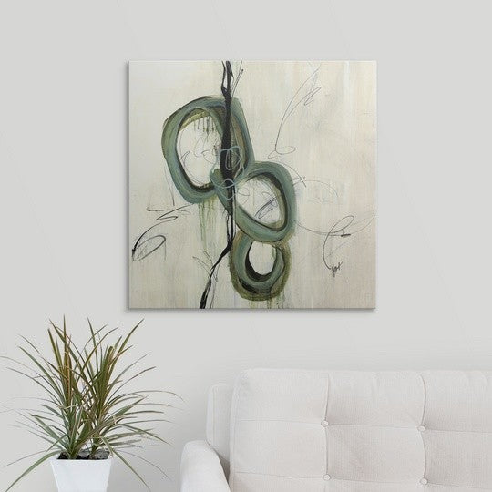 "Hyperbole II" Canvas Art, 24"x24"x1.25"