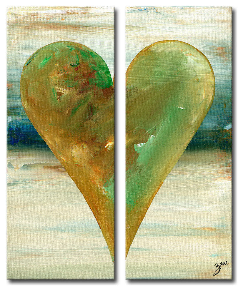 Heartwork "Elijah" 2-Piece Canvas Art Set, 40"x16"