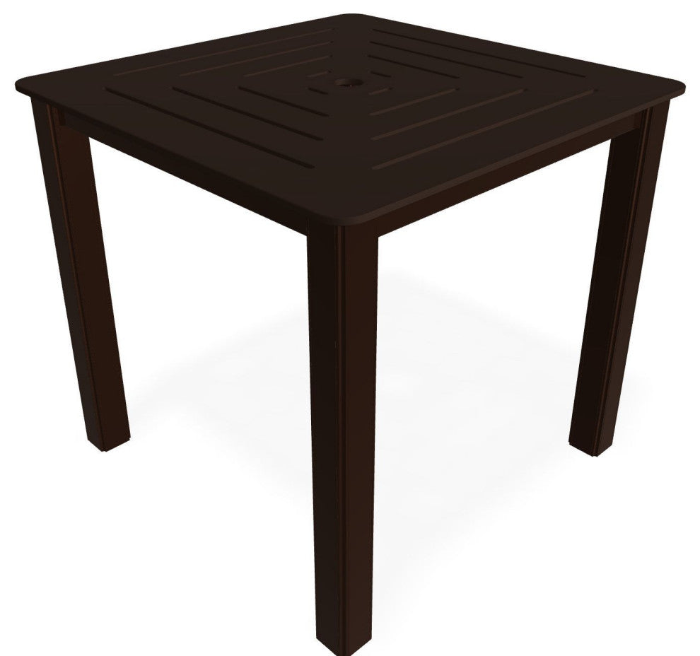 21" Square Marine Grade Outdoor End Table, Kona