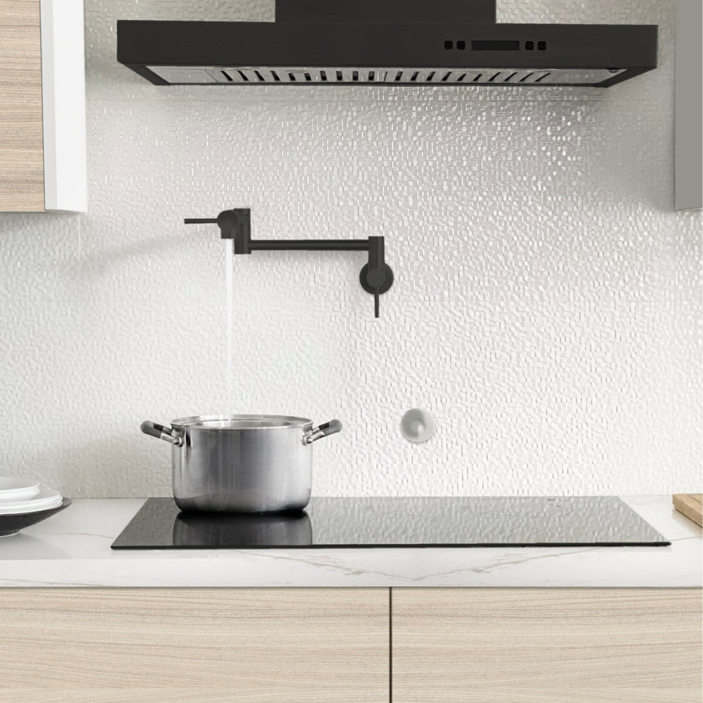 STYLISH Stainless Steel Wall Mount Pot Filler Folding Stretchable