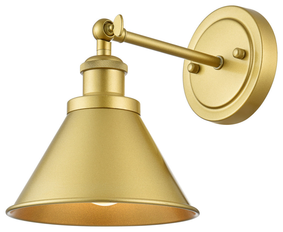1 Light Brass Bath Sconce
