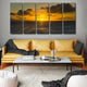 Ready2Hangart Chris Doherty 'Niue Sunset' 5-Piece Canvas Wall Art