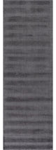 Vestry Striped Wool Area Rug, Charcoal 2' 6" x 8'