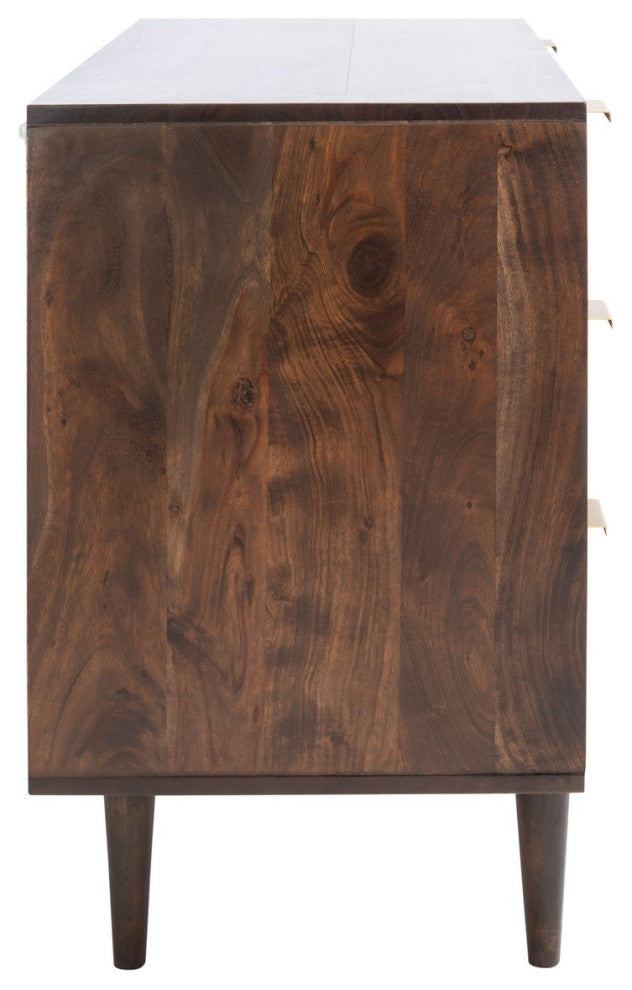 Safavieh Couture Zinnia 3 Drawer Chest Walnut