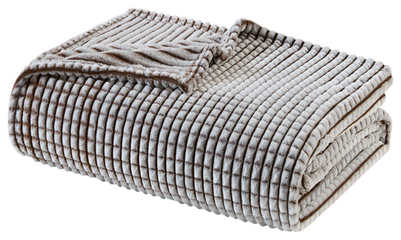 Madison Park Carved Plush Blanket