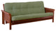 Blazing Needles Renewal 5" Twill Full Futon Mattress, Sage Green