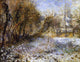Pierre Auguste Renoir Snowy Landscape Premium Canvas Print