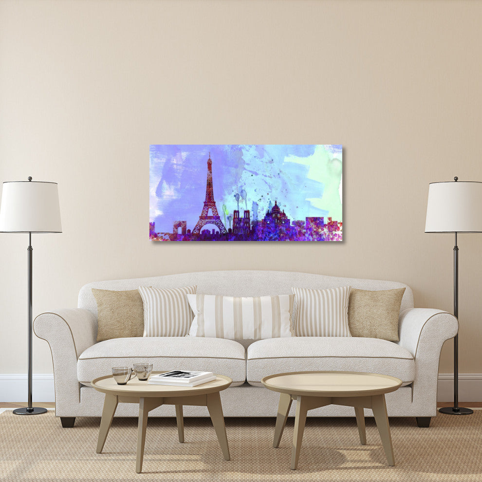 "Paris City Skyline" Fine Art Print