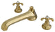 Kingston Brass Roman Tub Faucet, Polished Brass
