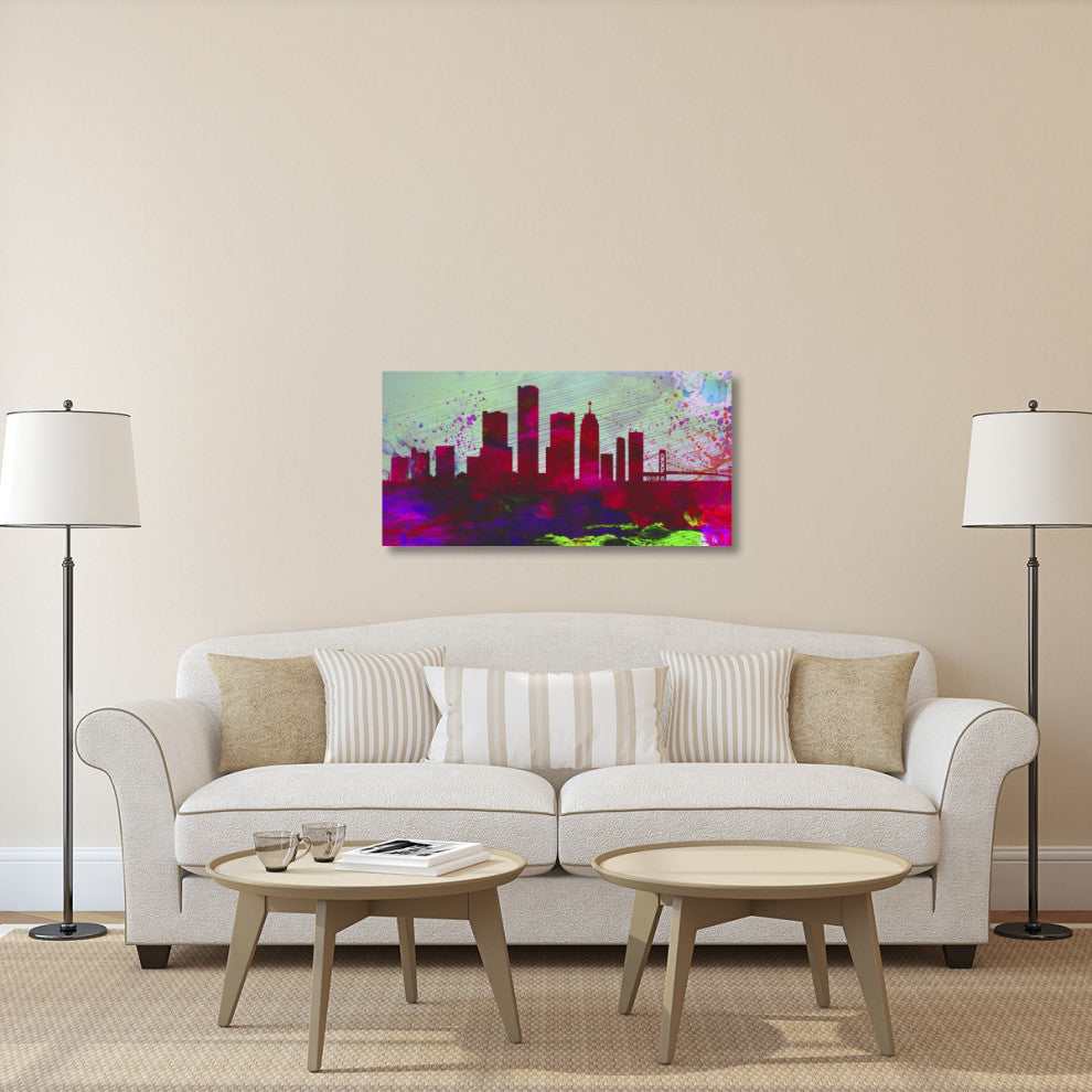 "Detroit City Skyline" Fine Art Print