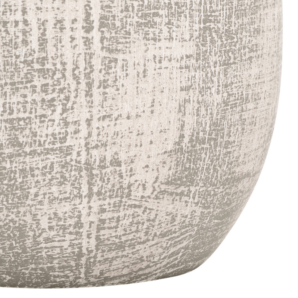 Safavieh Oia 10.75" Ceramic Vase, Grey/White Washed