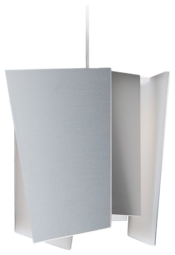Levis LED Mini Pendant, Brushed Aluminum