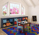 Kid Essentials Rug, Sonic, Primary, 5'4"x7'8"