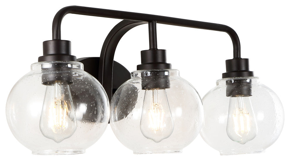 Sandrine Iron LED Vanity Light, Oil Rubbed Bronze, 3 Bulb