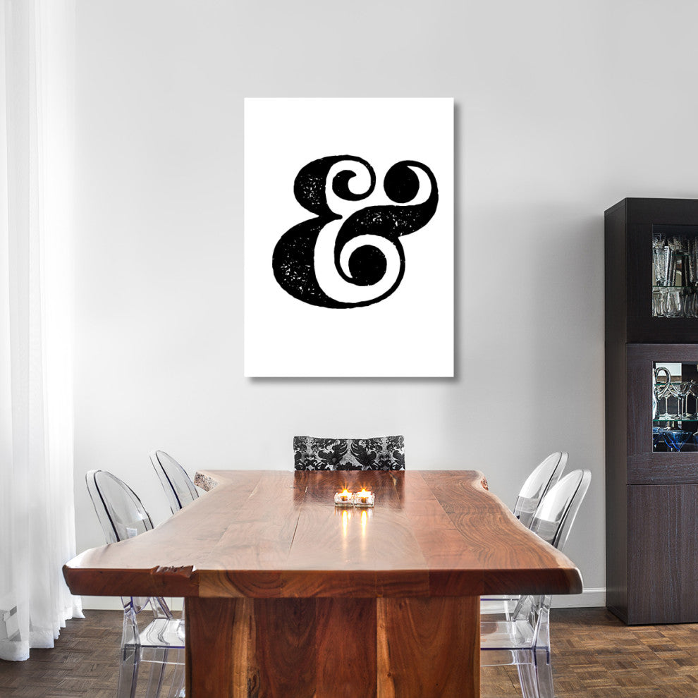 "Ampersand Poster White" Fine Art Print
