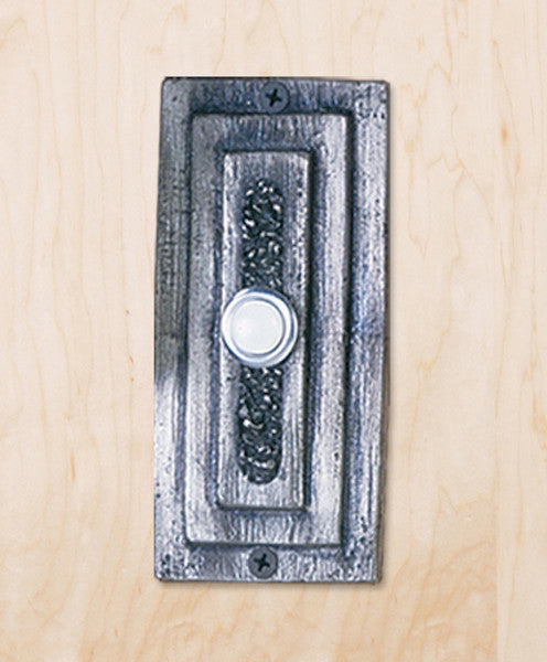 Taos Bell Plate With Button, Satin