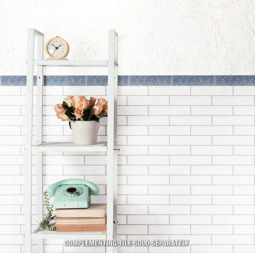 Captain Riptide Glacier Blue Ceramic Wall Trim