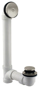 Tip Toe Sch. 40 PVC Bath Waste With One-Hole Elbow, Stainless Steel