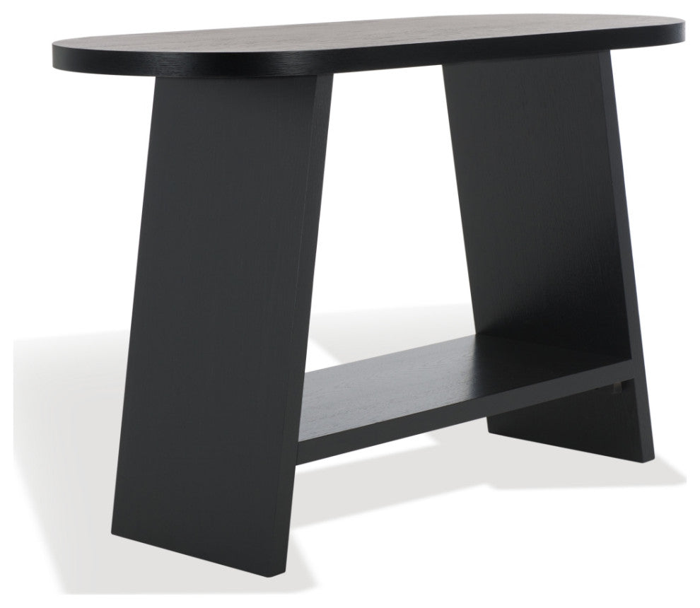 Safavieh Couture Julianna Wood Console Table, Black