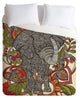 Deny Designs Valentina Ramos Bo The Elephant Duvet Cover - Lightweight