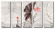 Painted Petals XI Canvas Art, 5-Piece Set