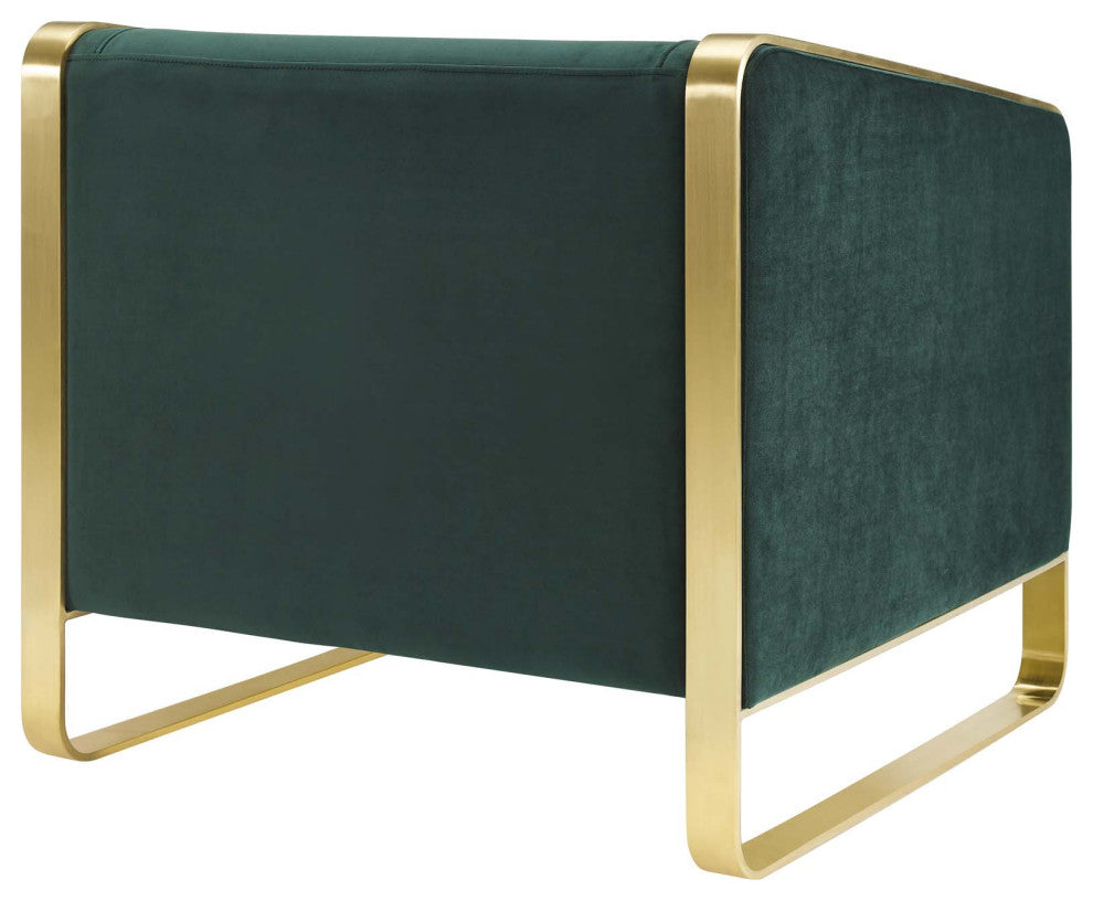 Visualize Accent Club Lounge Performance Velvet Armchair by Modway