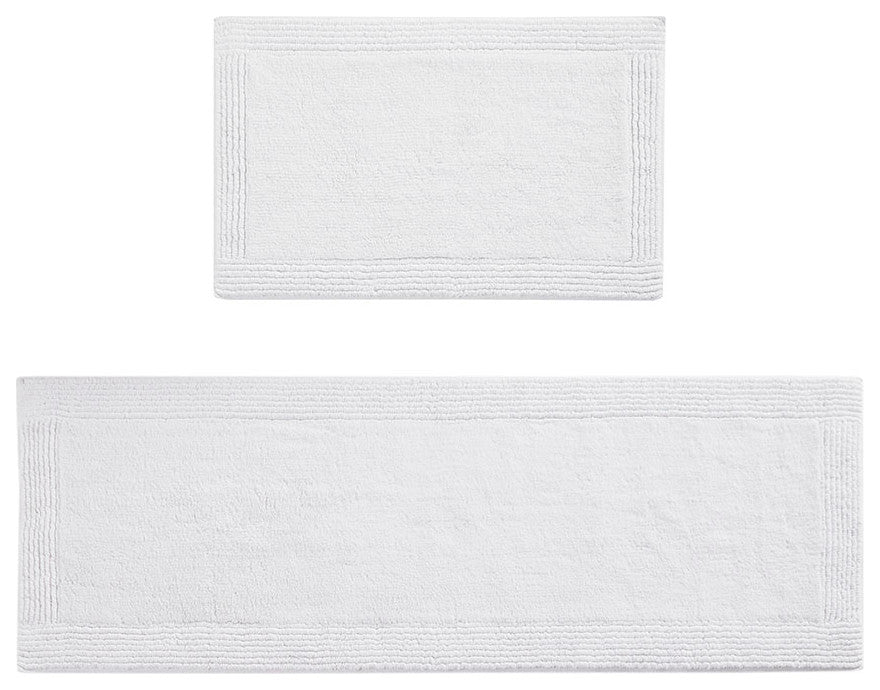 Madison Park Signature Splendor 100% Cotton Tufted 3000 GSM Reversible Bath Rug