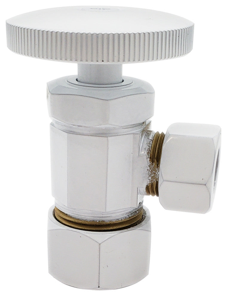 Toilet Kit - 5/8" Od X 3/8" Od X 20" Flat Head In Oil Rubbed Bronze, Powder Coated White