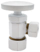 Toilet Kit - 5/8" Od X 3/8" Od X 20" Flat Head In Oil Rubbed Bronze, Powder Coated White