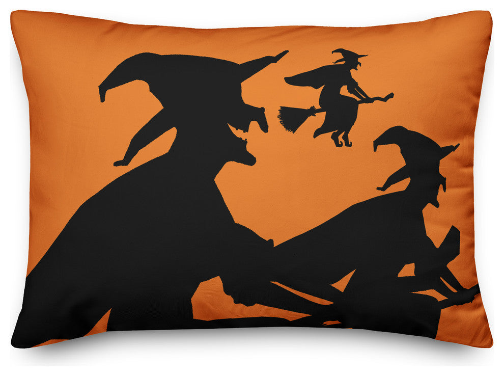 Witch Silo 14"x20" Lumbar Pillow