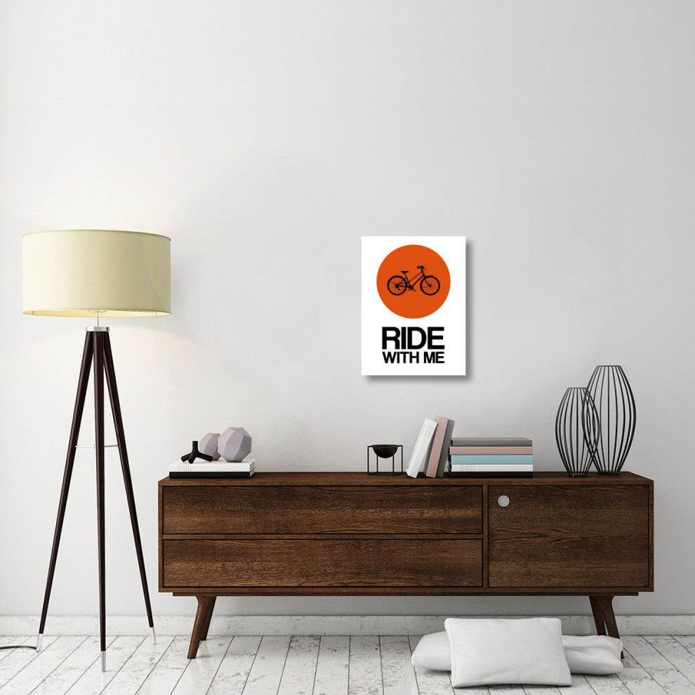 "Ride With Me Circle Poster 1" Fine Art Print