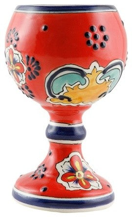 Talavera Wine Goblet