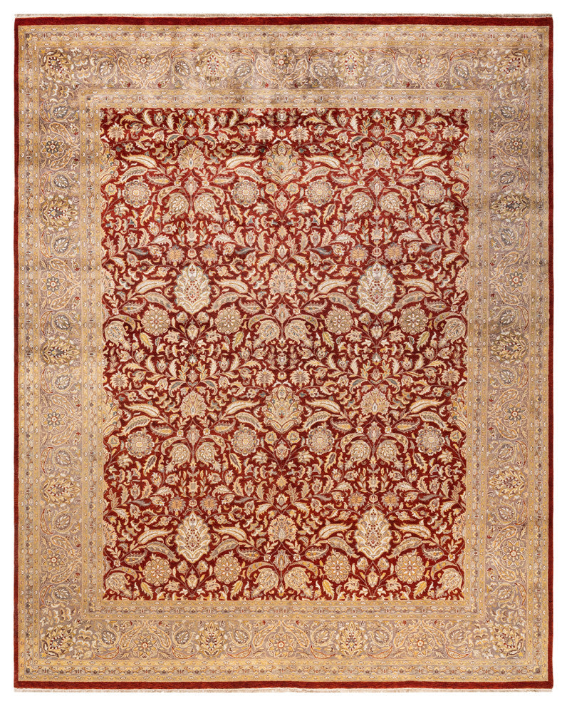 Jhansi, One-of-a-Kind Hand-Knotted Area Rug Red, 8'1"x10'2"