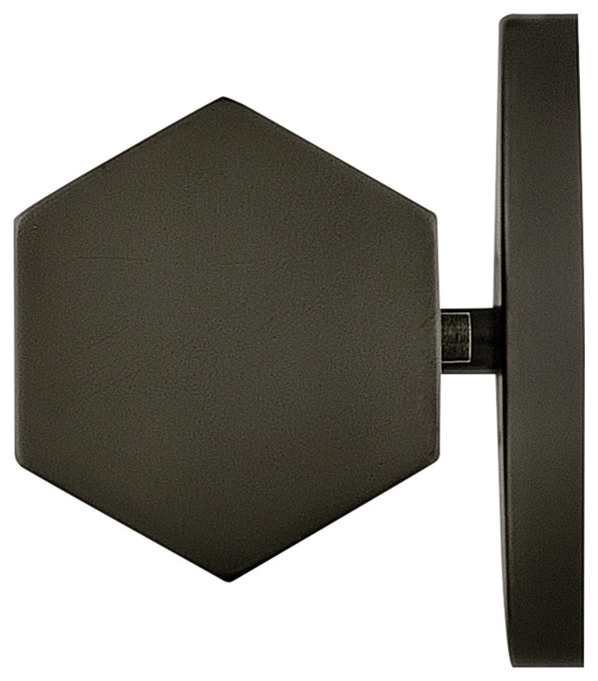 Hinkley Facet Bathroom Vanity Light, Black Oxide, 40"
