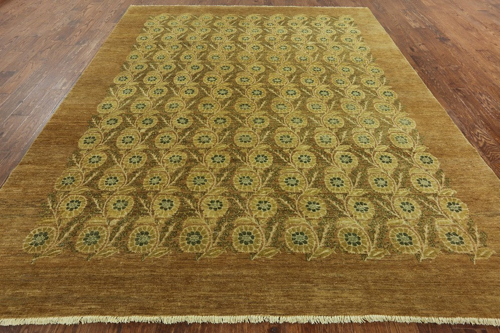 Hand Knotted Chobi Oriental Area Rug 9'x11', W1893