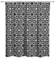 Black Tile 71x74 Shower Curtain