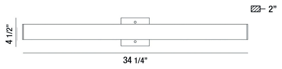 1 Light Transitional Sconce, Black